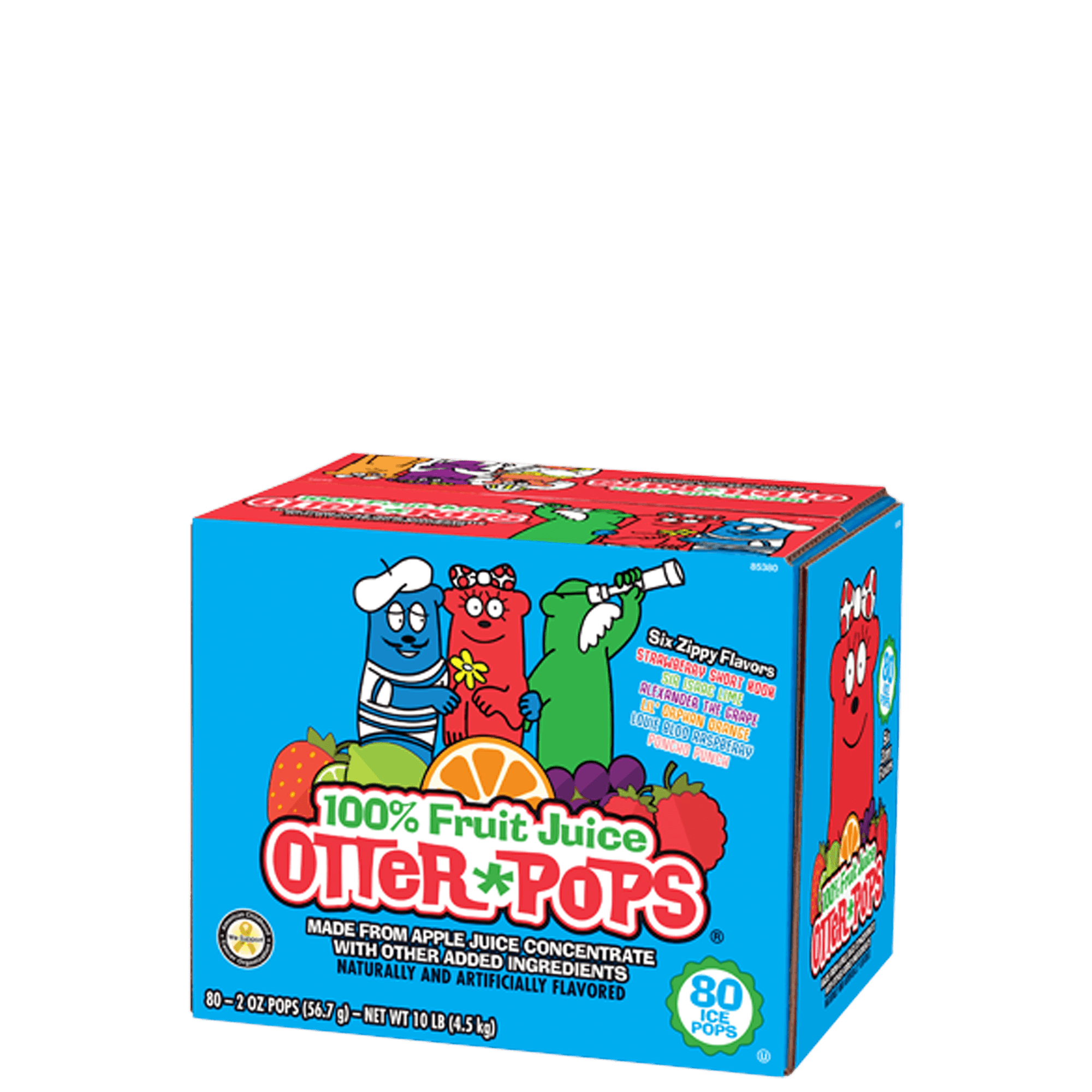 80 ct/2 oz – 100% Fruit Juice Ice Pops