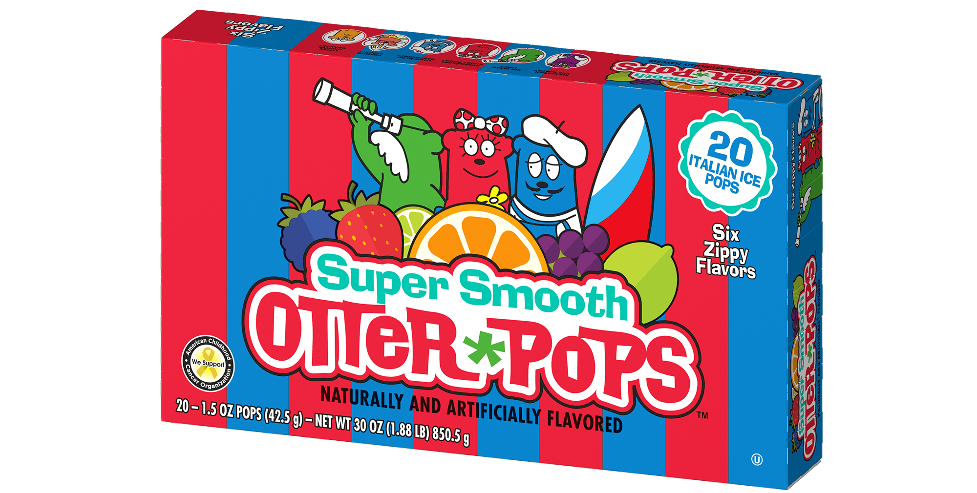 20 ct/1.5 oz – Super Smooth Sorbet Pops