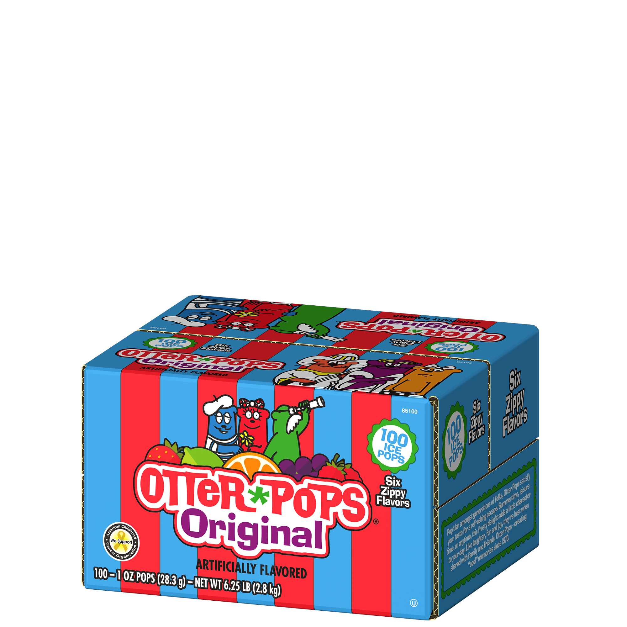 Assorted Flavors And Sizes Of Otter Pops Ice Pops Otter Pops