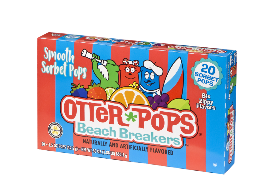 20 ct/1.5 oz – Beach Breakers Smooth Sorbet Pops