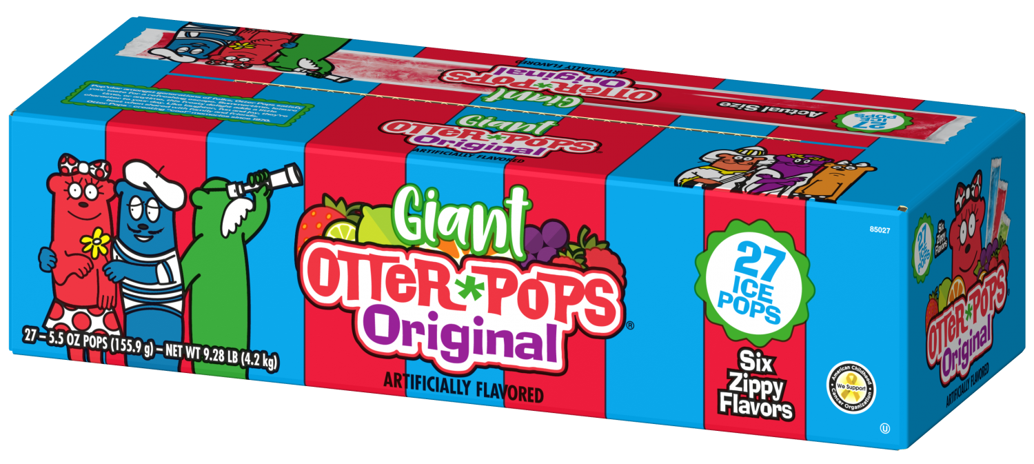 Otter Pops 100 Fruit Juice Assorted Fruit Ice Pops 42 OFF