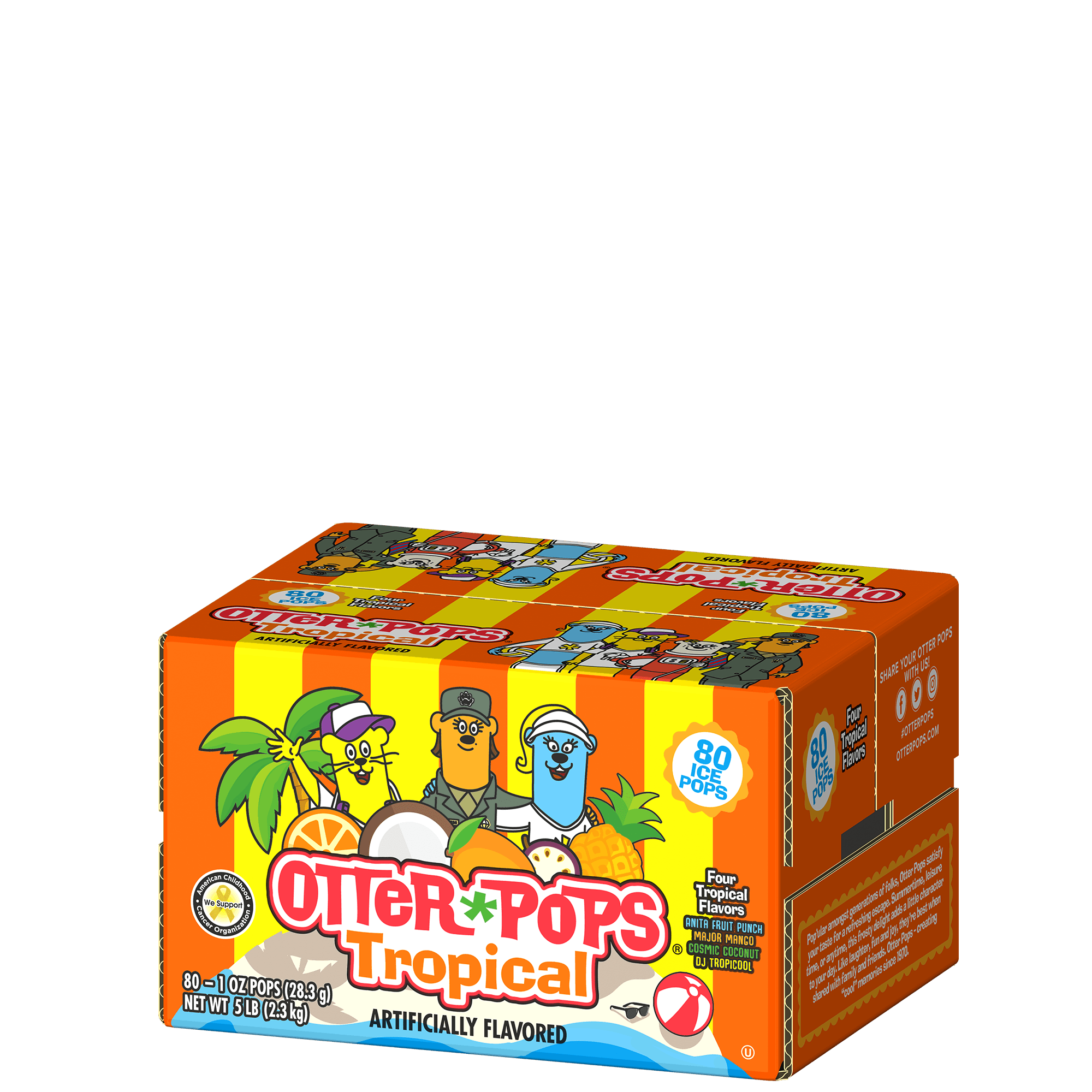 80 ct/1 oz – Tropical Ice Pops